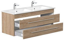 Mobile bagno ,lavabo Villeroy & Boch Venticello 130cm rovere chiaro,doppio