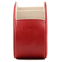 Londo Porta Telecomandi con 5 scomparti - Per contenere telecomandi di TV, stereo, decoder, DVD, Blu-Ray - in Pelle con fodera interna in suede. Adatto per salotto o camera da letto