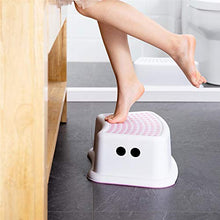 Sgabello Squatting Di Plastica Adatto A Tutti I Servizi Igienici E Bagno, Step Sgabelli Per Bambini, Presa Morbida Slip Resistant Per La Sicurezza, Impilabile,Blu