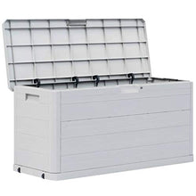 E E-NICES Baule da Giardino 280 L Grigio Chiaro