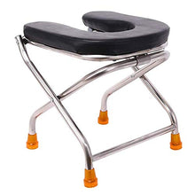 LHQ-HQ. Sedia comoda in acciaio pieghevole, comode pieghevole, sedia da toletta per toilette pieghevole per adulti sedia da toilette portatile pieghevole