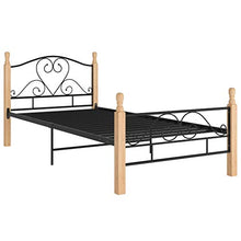 SKM Giroletto Nero in Metallo 90x200 cm (16.8kg)