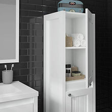 Allibert Set di mobili da bagno, mobiletto sotto specchio, premontato, 80 cm, bianco