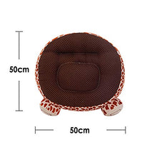 Divano per bambini Supporto per poltrona per animali Seggiolino per l'apprendimento Seduto Cuscino per sedia morbida Regalo per bambini (Giraffa gialla)