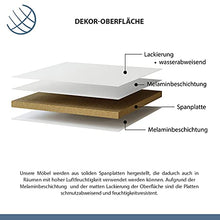 Planetmöbel Mobiletto da bagno in ceramica per ospiti, 50 cm (bianco opaco)
