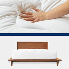 Coprimaterasso in cotone 160 x 200 cm, rivestimento 100% cotone anallergico trapuntato | comfort morbido e accogliente | lavabile