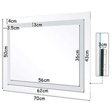DREAMADE Specchio da Bagno a LED Specchio con Illuminazione da Trucco da Parete