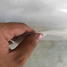 CXF Trasparente Telo Impermeabile incatramata ispessite Lato Trasparente Impermeabile Sheet ispessite Plastica Plastica incatramata Auto Ultra Light Telo Occhiellato Retinato (Size : 1mX1m)