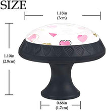 Modello rosa dorato grigio amore cuore Pomelli per Porta Set di 4 Pomelli per Mobili Manopole per Cassetti Cucina Armadio Vetro