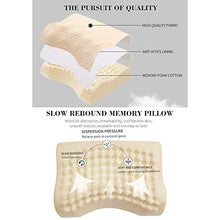 QYS Cuscino ergonomico in Memory Foam, Cuscino Ortopedico, Cuscino Memory Lavabile Morbido con Supporto di Contorno, Massaggio cervicale,4