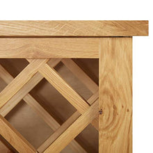 vidaXL Cantinetta per 11 bottiglie, 80 x 32 x 80 cm, rovere massiccio