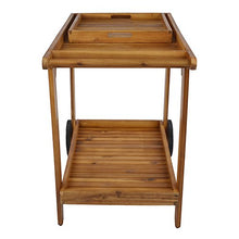 Limal Servierwagen Carrello da Servizio, Marrone, 94 x 55 x 15 cm