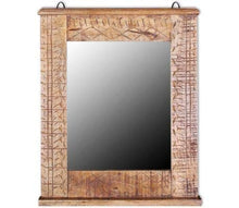 Armadietto da bagno con specchio, stile classico, a due ante, con specchio, 60 x 30 x 60 cm