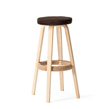 LWW Sedie, sgabelli da bar Bar creativo High Chair sedia in legno d'epoca Altezza 69cm,A