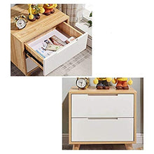 Comodino Comodino con cassetti in Legno massello, con Forte capacità di Cuscinetto per Camera da Letto, Studio, ECC. Bellissimo. B