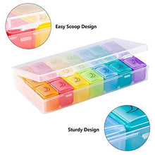 Fascigirl Portapillole Portapillole Settimanale Portatile in Plastica da 21 Griglie Organizer per Pillole per Viaggi