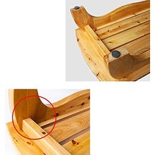 XLEVE Panca in Legno - Poltroncina in Legno massello, scarpiera, Sgabello da Bagno Impermeabile
