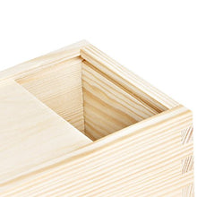 Bottiglia di vino Box in legno chiaro per 1 bottiglia di vino