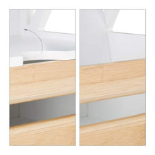 Relaxdays 10020975 Mobile a Colonna Alto con 6 Mensole, Armadio Multiuso per Bagno e Cucina, Stretto, per Nicchie, Bianco