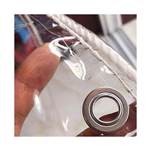CXF Telone Impermeabile Trasparente per Esterno,Tessuto Esterno in Plastica per Tenda da Sole,Telone Occhielli Impermeabile Copertura Telone da Telo Occhiellato (Size : 2.5x3.5m)