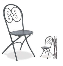 EMU Offerta 4 Pezzi - SEDIE Pieghevole Pigalle Art. 904 Colore Grigio Antico - per Uso Esterno