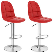 FAMIROSA Sgabelli da Bar 2 pz Rosso Vino in Similpelle-9787