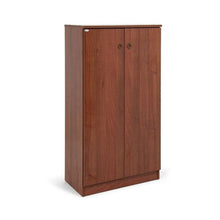 WEBMARKETPOINT Armadio scarpiera Noce Antico in legno nobilitato 2 ante-4 ripiani 130x71x38