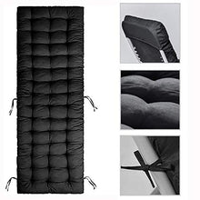 LIUSU Cuscino per Lettino Prendisole con Schienale Alto, Cuscino per Sedia Spessa per Patio da Giardino con Schienale Antiscivolo per Materasso con Cuscino per Sedile Relax reclinabile in Rattan