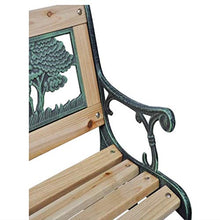 Zerone- Panca da Giardino per Bambini in Legno 80 cm,Panchine da Esterno con Braccioli