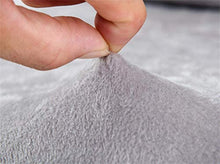 Velluto Peluche Armless Divano Slipcover,3 posti Inverno Spessa Elasticizzato Divano Letto coperture mobili Protector Fits Divano Letto Pieghevole Senza braccioli Silver Grey