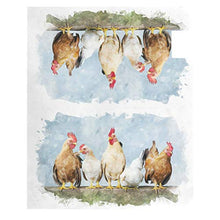 Pollo e Galli Acquerello Fattoria Animale Casella Postale Coperture Magnetiche Giardino Cantiere Decorazione Casa Dimensioni Standard 53,3 cm x 45,7 cm