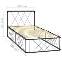 SKM Giroletto Grigio in Metallo 100x200 cm (19.2kg)