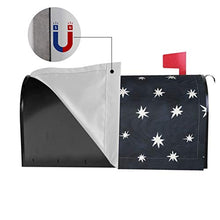 Midnight Starlet - Copertura magnetica per cassetta postale, design unico, per giardino, cortile, dimensioni standard, 53 x 45 cm