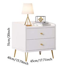 MHUI Comodino Piccolo, Comodino retrò per Camera da Letto Comodini in Legno con cassetti, Semplice Comodino per Soggiorno