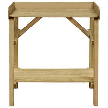 OUSEE Tavolo da Lavoro da Giardino in Legno Impregnato 75x40x90cm