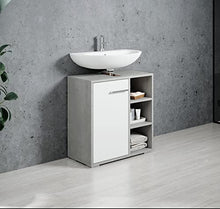 Mobili da Bagno Neptunus (Cemento con bianco)