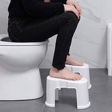 LACKINGONE 2 Sgabelli per WC, sgabello fisiologico, ergonomico, per WC, scaletta per WC, antiscivolo, multifunzione