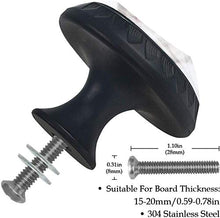 Criceto Pomelli per Porta Set di 4 Pomelli per Mobili Manopole per Cassetti Cucina Armadio Vetro