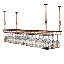 Rastrelliere per bicchieri da vino Bottiglia per vino / portabicchieri Altezza del vino Altezza regolabile: 30 - 60 cm, muro di mensola per cubetti da cucina BODEGA Organizzazione e conservazione per