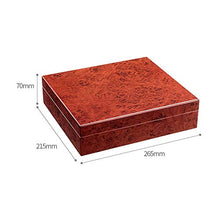 JKCKHA Cigar Humidor, Viaggio Convenienza sigari Scatole, idratante Legno di Cedro Cigar Humidor, Legno Solido Vernice Scatole, Anti-Pressione