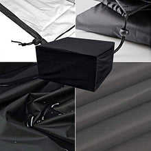 Copertura per mobili da giardino, 213 x 132 x 74 cm, impermeabile, resistente, resistente, resistente alla pioggia, neve, antipolvere, antivento, copertura per sedie da tavolo rettangolare