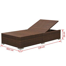 FAMIROSA Set Divani da Giardino 3 pz con Cuscini in Polyrattan Marrone-2747