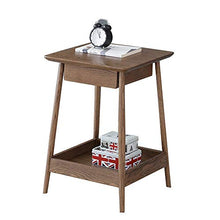 DGHJK Mobili per la casa, Comodino in Legno massello con cassettiera Comodino Divano 41 x 41 x 61 cm