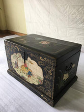 Cassapanca cinese cinese Tibet medievale, cassettiera medievale, larghezza 80 cm, altezza 60 cm