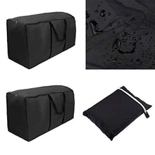 RRigo - Borsa per mobili da giardino impermeabile, leggera, per esterni, colore: Nero (S: 116 x 47 x 51 cm)