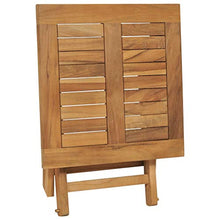 FAMIROSA Set Salotto da Giardino 3 pz Pieghevole in Massello di Teak
