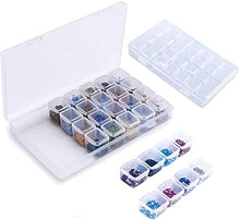 Eastbuy - Organizer per Pillole, in plastica Trasparente, 28 Scomparti, Regolabile, per Pillole e medicinali