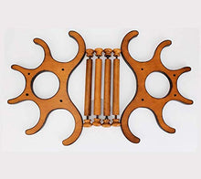DJSMjbj European Wine Rack Supporto della Bottiglia, Disegno Originale, Free-Standing Ripiani