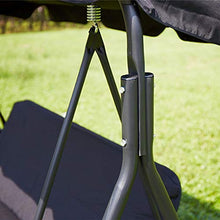 Wowlela Copertura di Ricambio Universale per Dondolo a 3 posti, Protezione UV 190x132x15cm