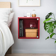 Armadio EKET con anta in vetro 35x35x35 cm rosso